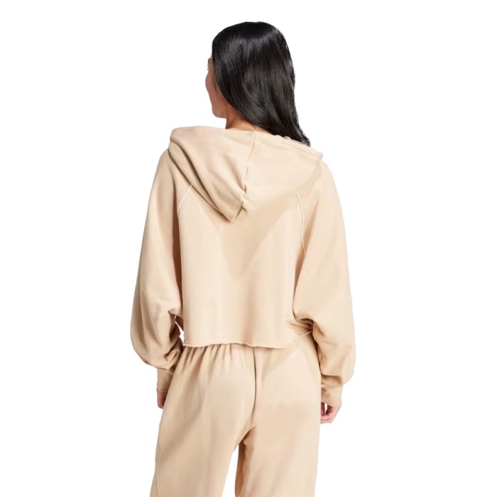 толстовка cs crop hoodie от бренда adidas вид слева