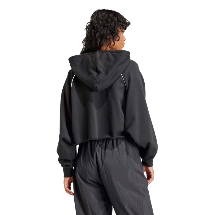 толстовка cs crop hoodie от бренда adidas вид слева