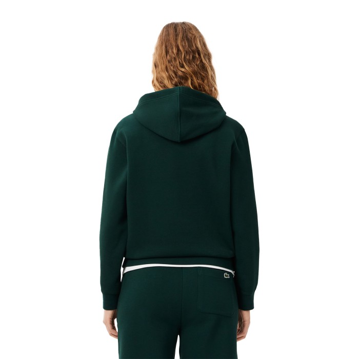 толстовка double face pique от бренда lacoste вид слева