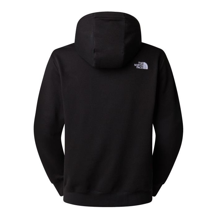 толстовка essential relaxed hoodie от бренда the north face вид слева