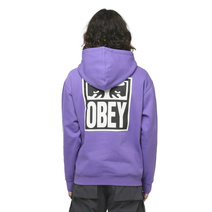 толстовка eyes icon hood от бренда obey вид слева
