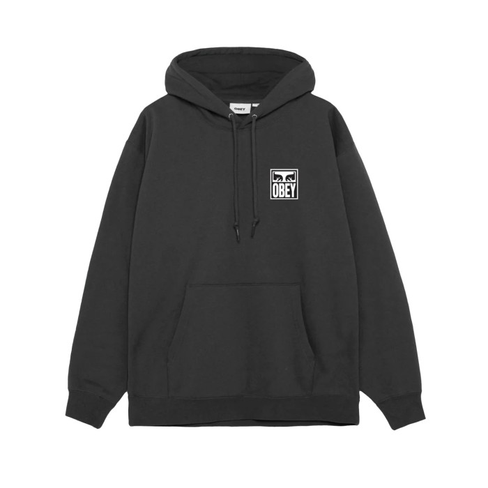 толстовка eyes icon ii heavyweight pullover от бренда obey вид слева