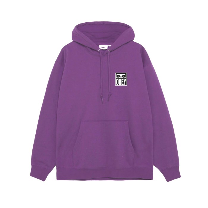 толстовка eyes icon ii heavyweight pullover от бренда obey вид слева