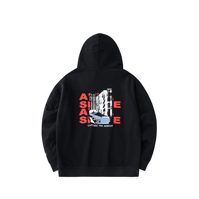 толстовка frozen moment hoodie от бренда anta вид слева