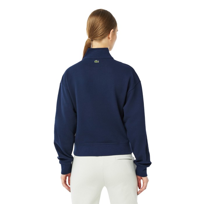 толстовка half zipped от бренда lacoste вид слева