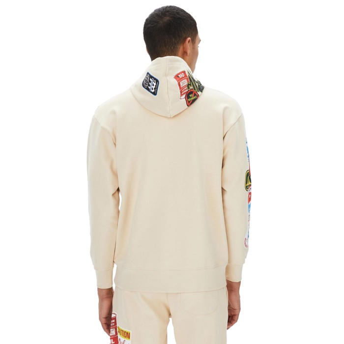 толстовка hard hat pullover hoodie от бренда market вид слева