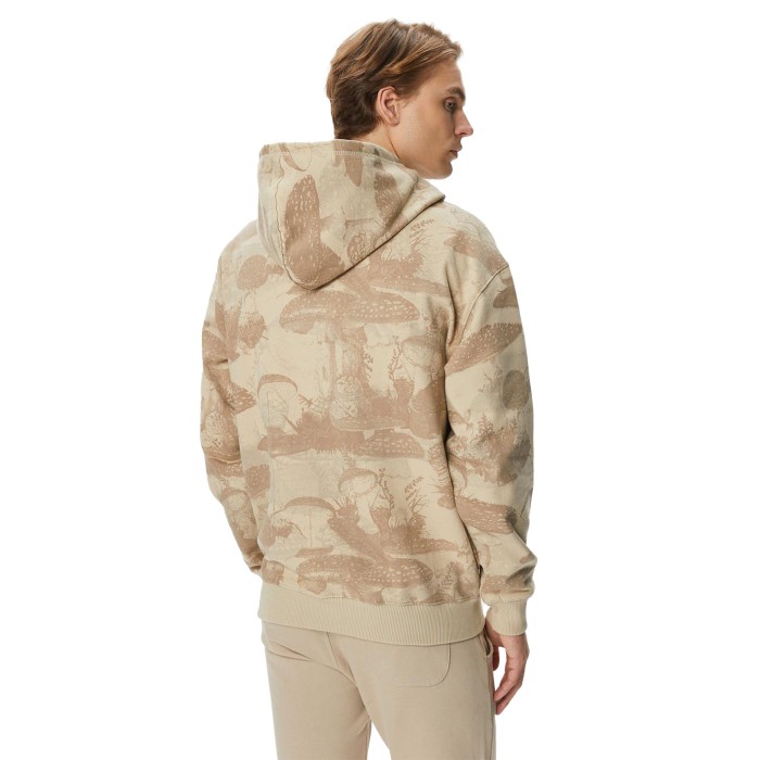 толстовка harvest hood от бренда primitive вид слева