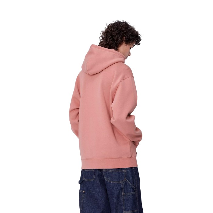 толстовка hooded carhartt sweatshirt от бренда carhartt wip вид слева