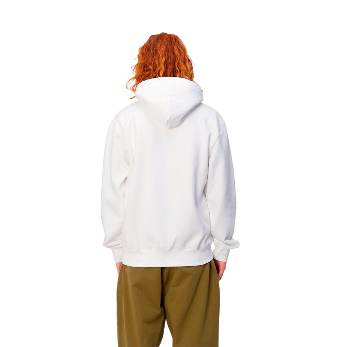толстовка hooded carhartt sweatshirt от бренда carhartt wip вид слева