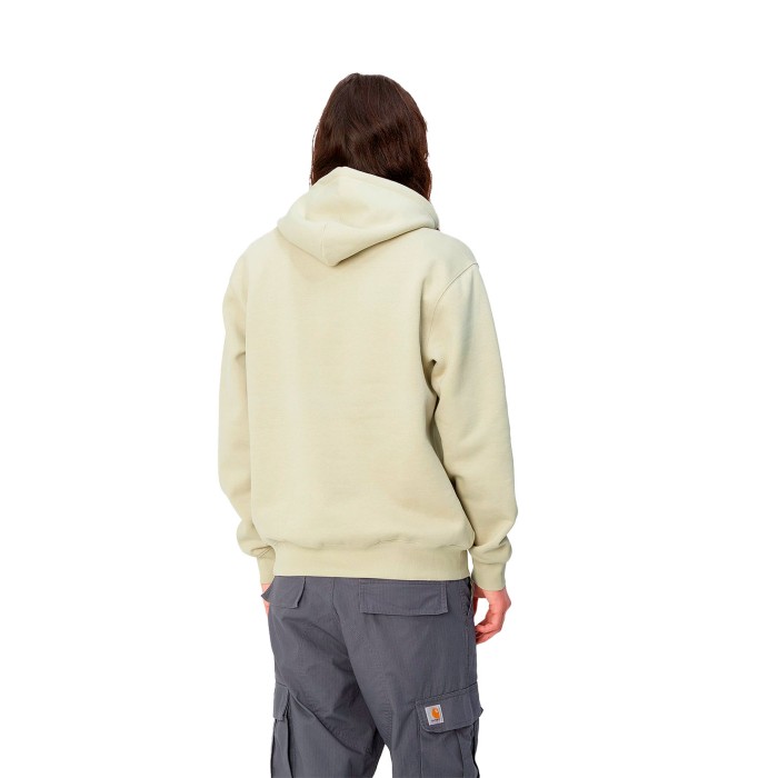 толстовка hooded carhartt sweatshirt от бренда carhartt wip вид слева