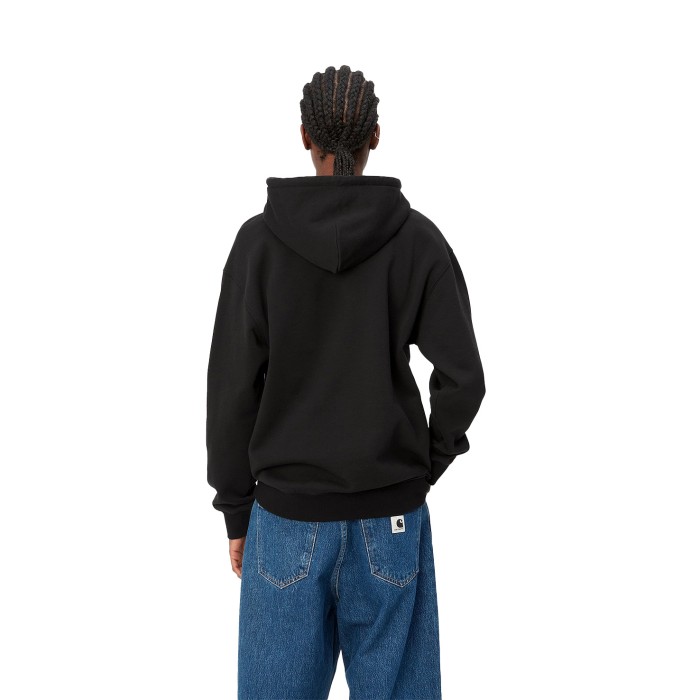 толстовка hooded carhartt sweatshirt от бренда carhartt wip вид слева