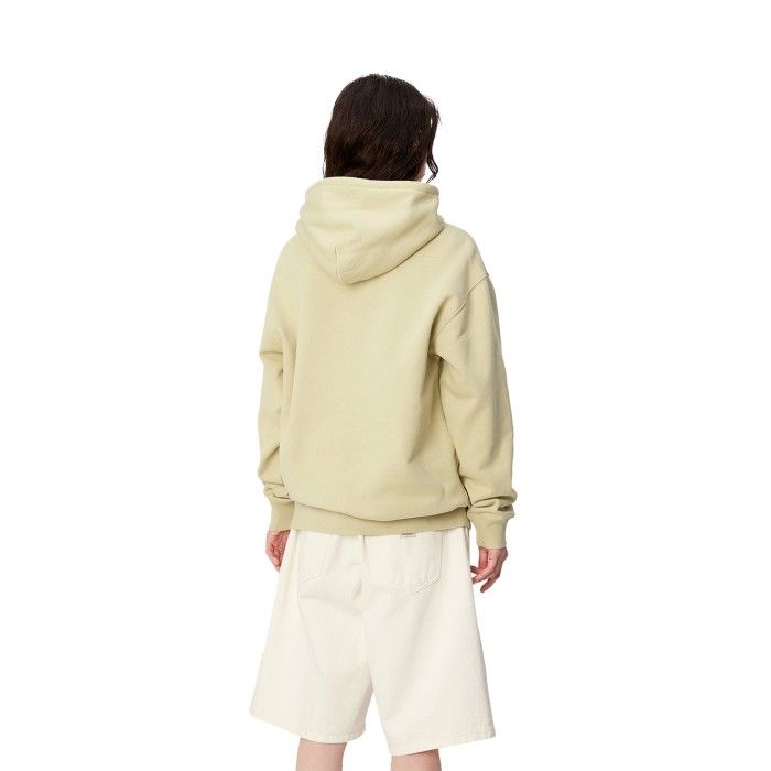 толстовка hooded carhartt sweatshirt от бренда carhartt wip вид слева