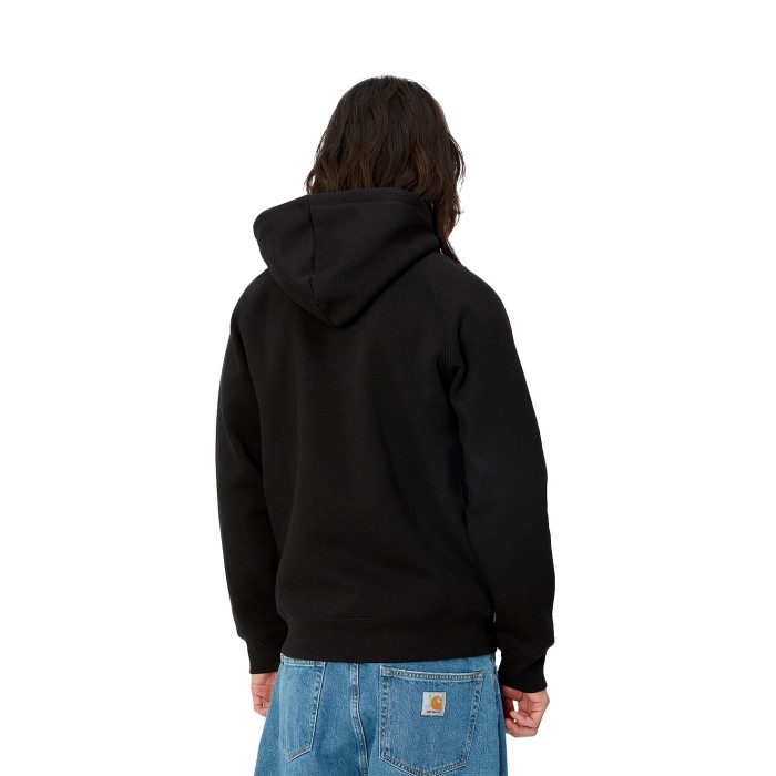 толстовка hooded chase sweatshirt от бренда carhartt wip вид слева