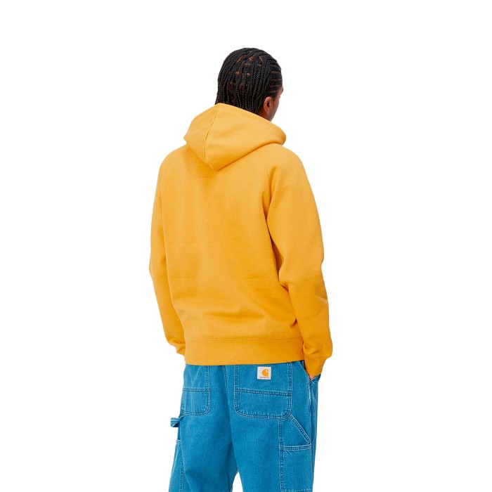 толстовка hooded chase sweatshirt от бренда carhartt wip вид слева
