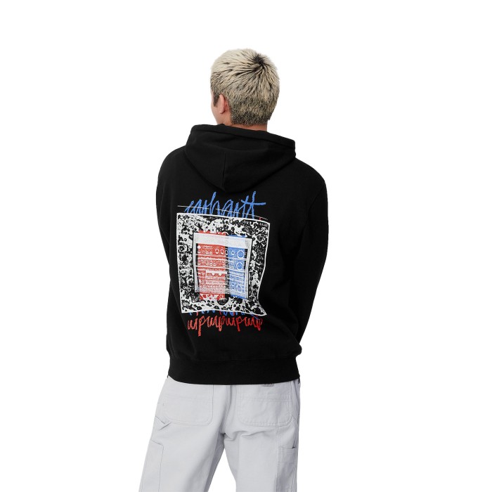 толстовка hooded stereo sweat от бренда carhartt wip вид слева