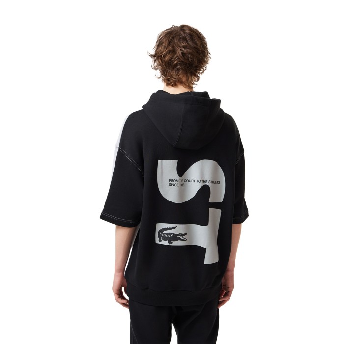 толстовка hoodie от бренда lacoste вид слева