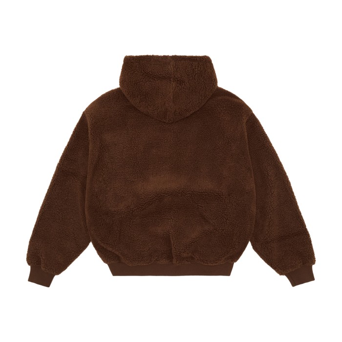 толстовка kk metal signature teddy os hoodie от бренда karl kani вид слева