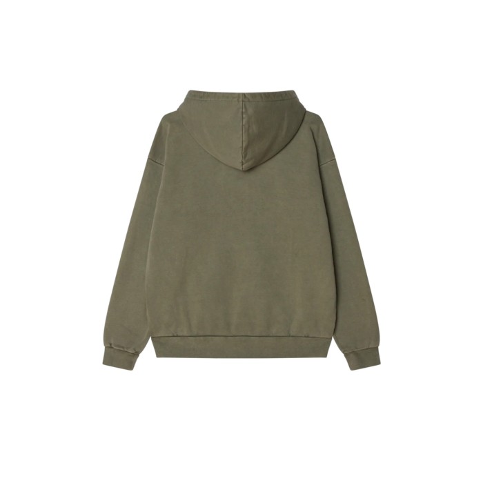 толстовка lowercase pigment hood от бренда obey вид слева