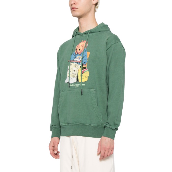 толстовка making the grade bear pullover hoodie от бренда market вид слева