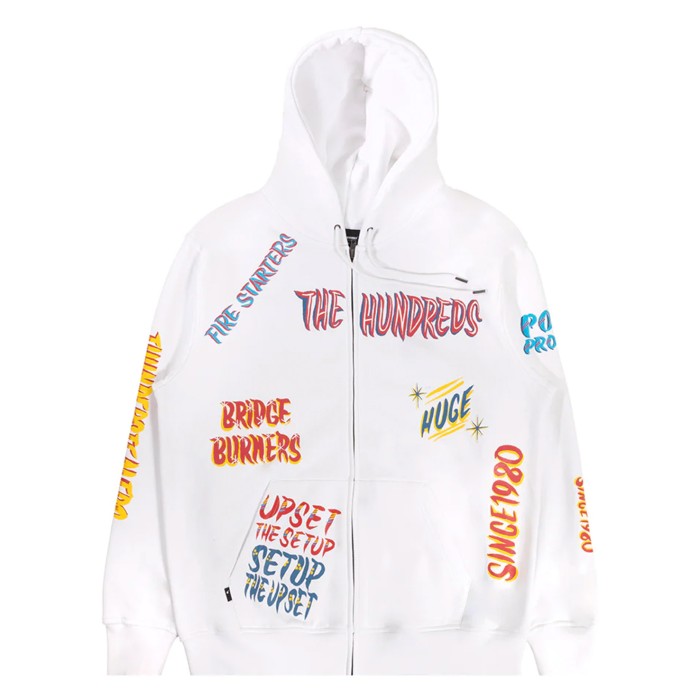 толстовка market ziphood HNT23F102008WHITE фотография