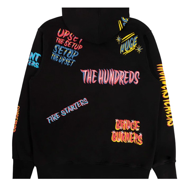 толстовка market ziphood от бренда the hundreds вид слева