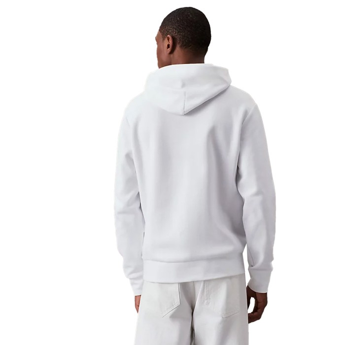 толстовка micro logo repreve hoodie от бренда calvin klein вид слева
