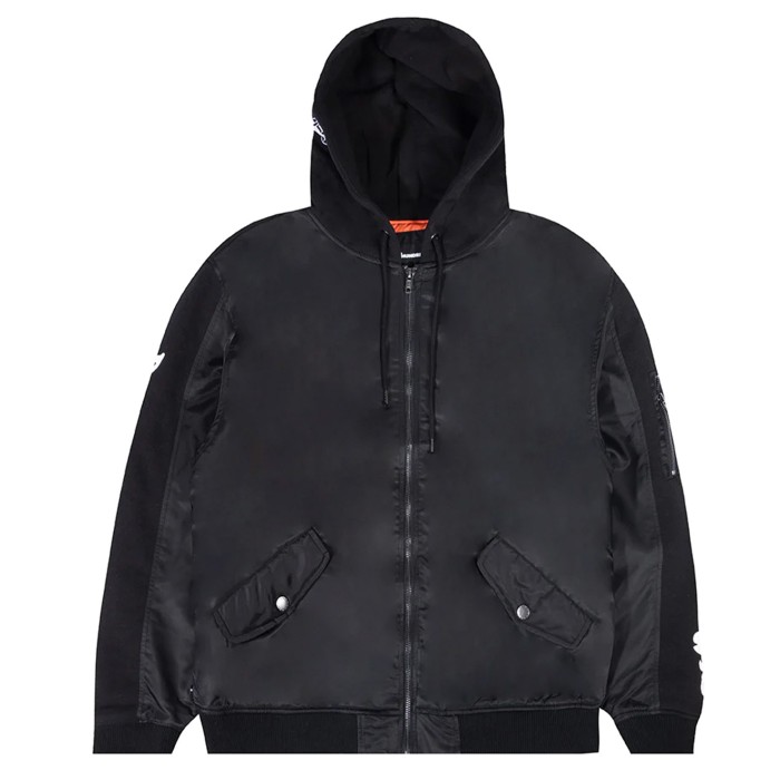 толстовка moth bomber jacket HNT23F203010BLACK фотография