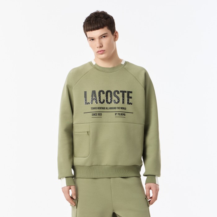 толстовка мужская толстовка lacoste из эластичного хлопка SH0507BMY фотография