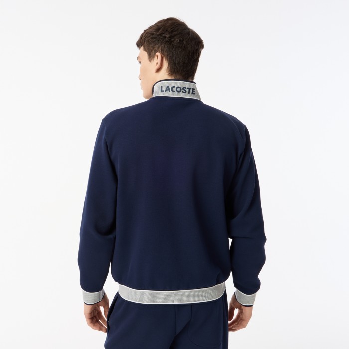 толстовка мужская толстовка lacoste из эластичного хлопка от бренда lacoste вид слева