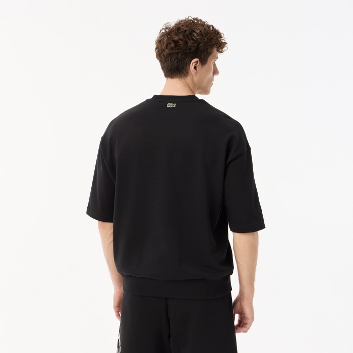 толстовка мужская толстовка lacoste из хлопка от бренда lacoste вид слева