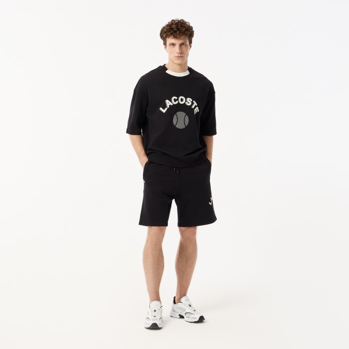 толстовка мужская толстовка lacoste из хлопка - качественный продукт вид сбоку
