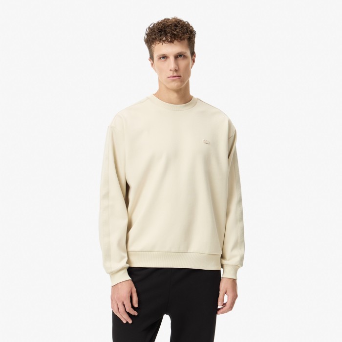 толстовка мужской хлопковый свитшот lacoste свободного кроя SH2605E8M фотография