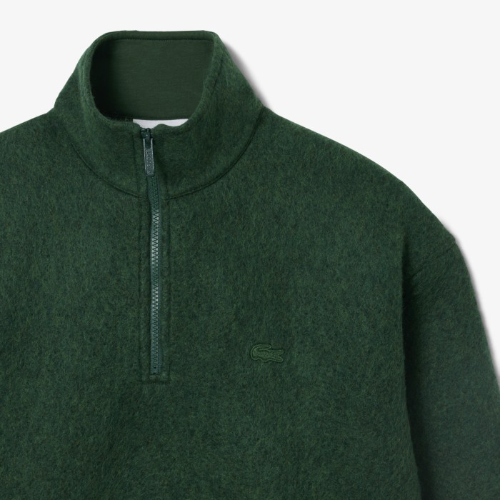 толстовка мужской хлопковый свитшот lacoste свободного кроя из франции вид сбоку