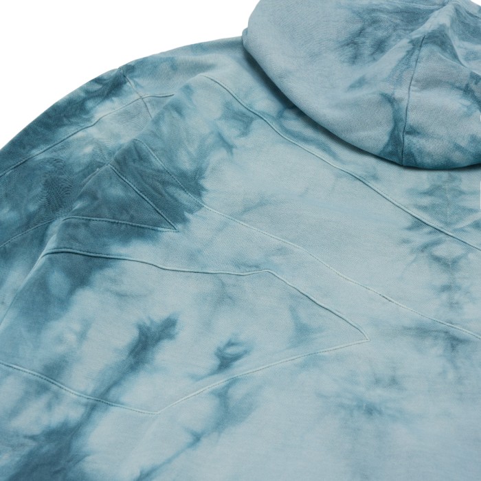 толстовка natural dye knit two tone back vector hoodie - качественный продукт вид сбоку