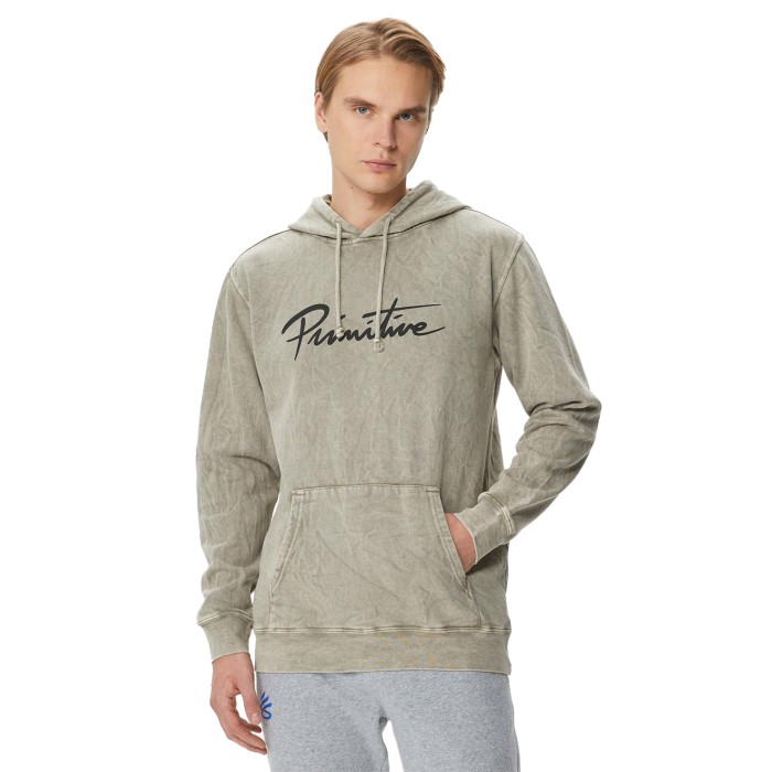 толстовка nuevo acid washed hood PRPAPFA2314TAN фотография