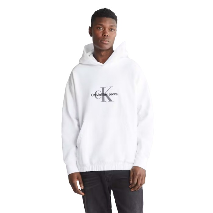 толстовка oversized monogram hoodie CKJ30J324118YAF фотография