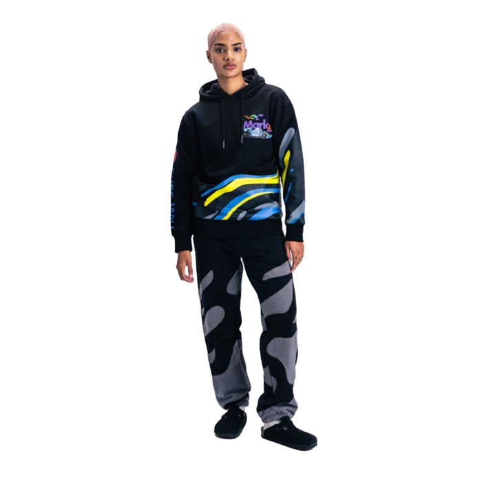 толстовка paint dept hoodie от бренда market вид слева