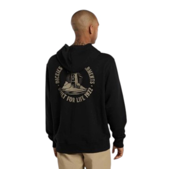 толстовка parrotsville hoodie от бренда dickies вид слева
