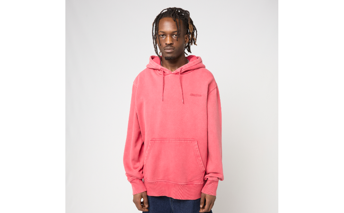 толстовка plentywood hoodie от бренда dickies вид слева