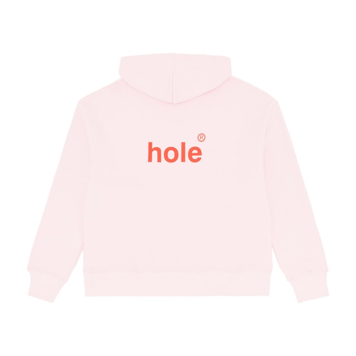 толстовка pre-print detail oversize hoodie от бренда hole academie вид слева