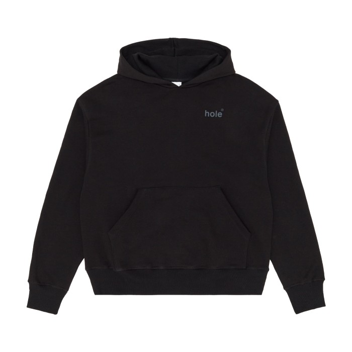 толстовка preprint detail oversize hoodie HAHSS197BLK фотография