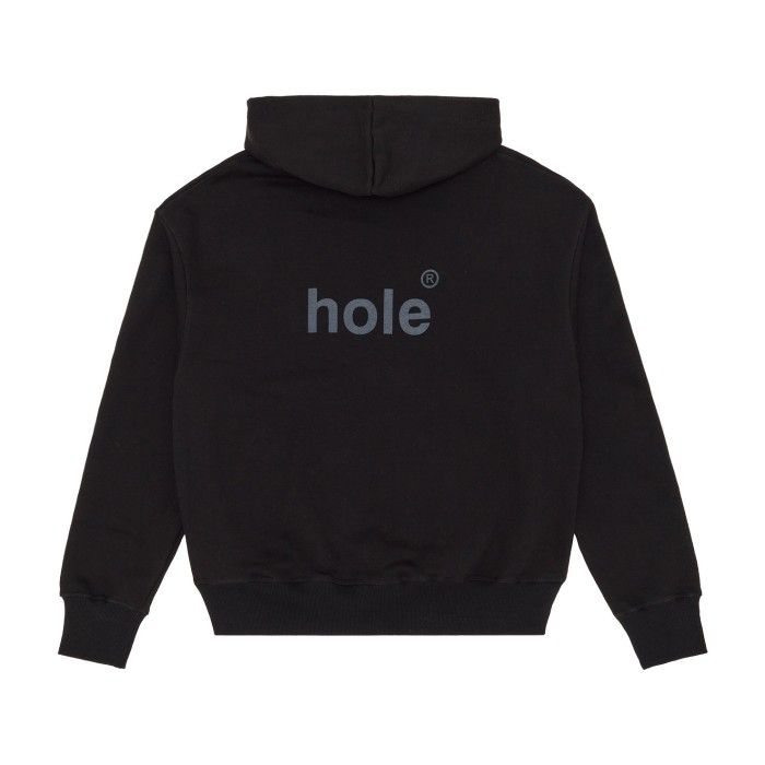 толстовка preprint detail oversize hoodie от бренда hole academie вид слева