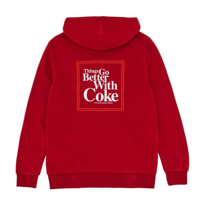 толстовка puma x coca cola hoodie tr от бренда puma вид слева