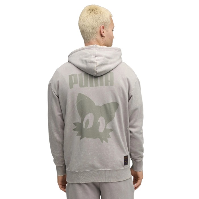 толстовка puma x sonic relaxed graphic hoodie tr от бренда puma вид слева