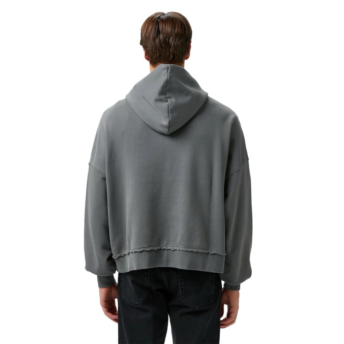 толстовка retro sprayed os hoodie от бренда karl kani вид слева