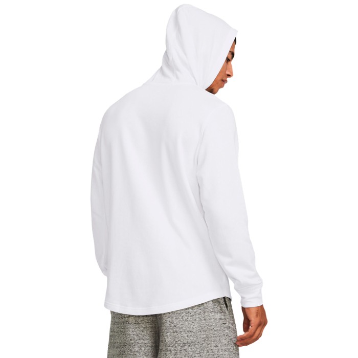 толстовка rival terry graphic hood от бренда under armour вид слева