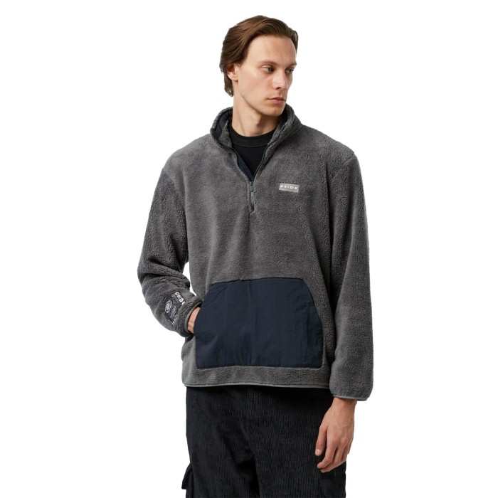 толстовка sherpa half zip hoodie UN24SFMXANT фотография