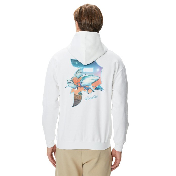 толстовка shiver hood от бренда primitive вид слева
