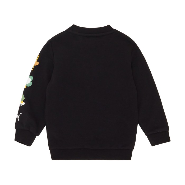 толстовка small world crew tr puma black от бренда puma вид слева