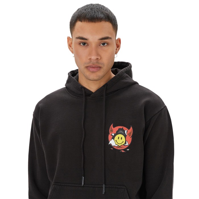 толстовка smiley inner peace pullover hoodie по цене 8396 руб вид справа